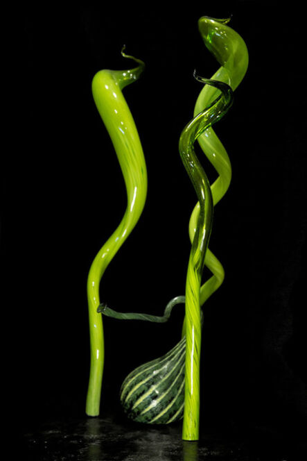 Dale Chihuly, ‘Dale Chihuly Mille Fiori IV Green 66" Installation Original Handblown Glass Signed Contemporary Art Sculpture’, 2004