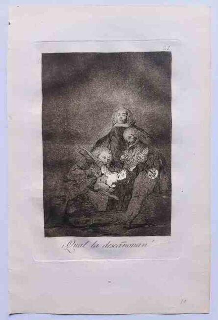 Francisco de Goya, ‘Qual la descañona from Los Caprichos’, 1799