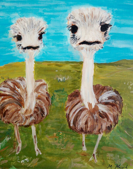 Marjorie Magid, ‘Ostriches’, 2016