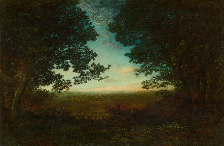 Ralph Albert Blakelock, ‘Evening Silhouettes’, Late 19th century