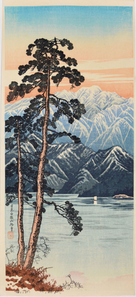 Hiroaki Takahashi (Shotei), ‘Remaining Snow at Mt. Shirane’, ca. 1936