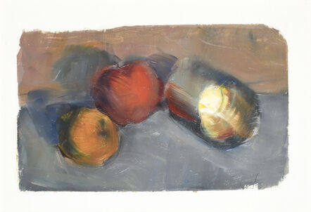 Armando Morales, ‘Two apples and a box’, 1983