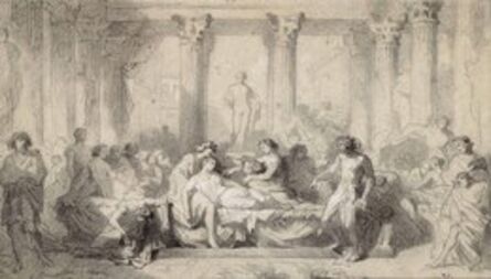Thomas Couture, ‘Study for 'The Decadence of the Romans'’
