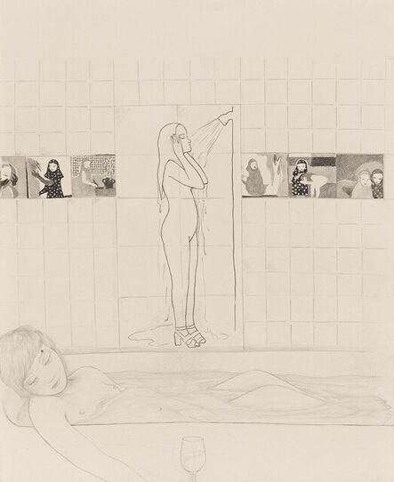 Rita Ackermann, ‘Bathroom Project’, 2002