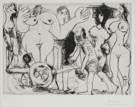 Pablo Picasso, ‘Demenagement, ou Charrette Revolutionnaire’, 1968