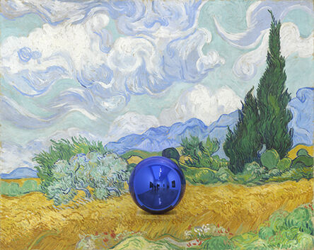Jeff Koons, ‘Gazing Ball (Van Gogh Wheatfield With Cypresses) ’, 2018
