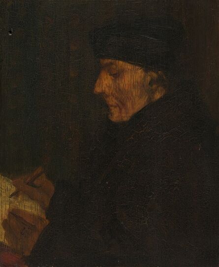 Alphonse Legros, ‘Memory Copy of Holbein's Erasmus’