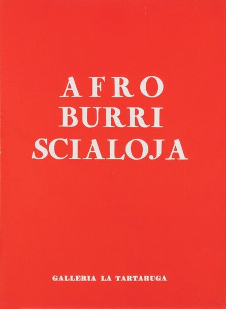 Alberto Burri, ‘Recent works’, 1957