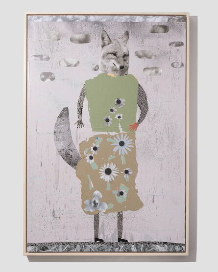 Holly Roberts, ‘Coyote Father (with Clouds and Rain)’, 2021