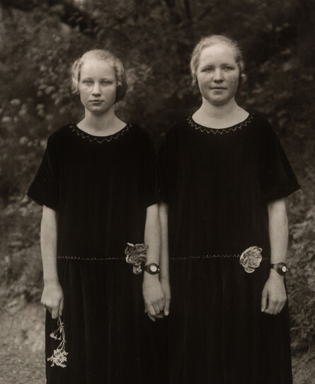 August Sander, ‘Bauernmadchen - Farm Girls’, ca. Negative 1925 -Printed 1980