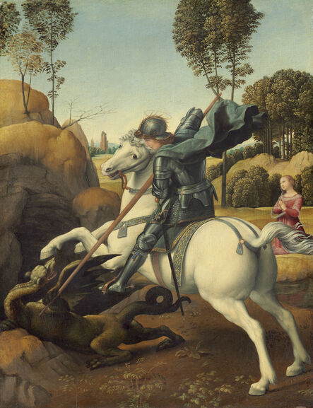 Raphael, ‘Saint George and the Dragon’, ca. 1506
