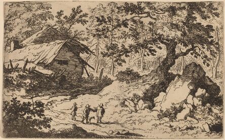 Allart van Everdingen, ‘Ruinous Cottage’, probably c. 1645/1656
