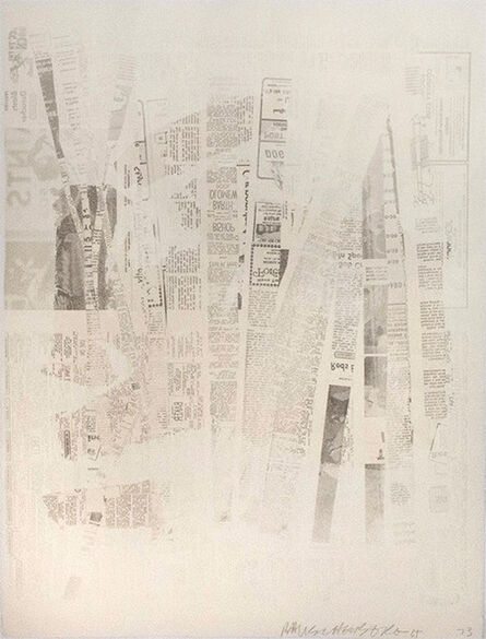 Robert Rauschenberg, ‘Untitled (from Homage a Picasso)’, 1973