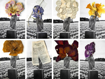 CLAU CEBRIAN, ‘ Polyptych - Dried Flowers (8)’, 2021