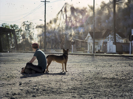 Peter Funch, ‘Man and Dog’, 2013