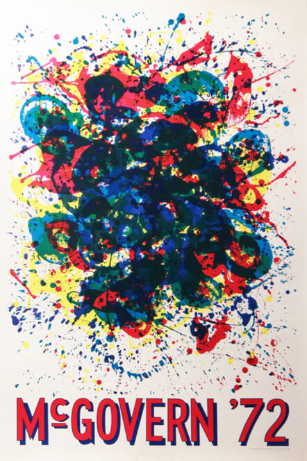 Sam Francis, ‘Untitled (George McGovern 1972 Presidential Campaign Poster) ’, 1972
