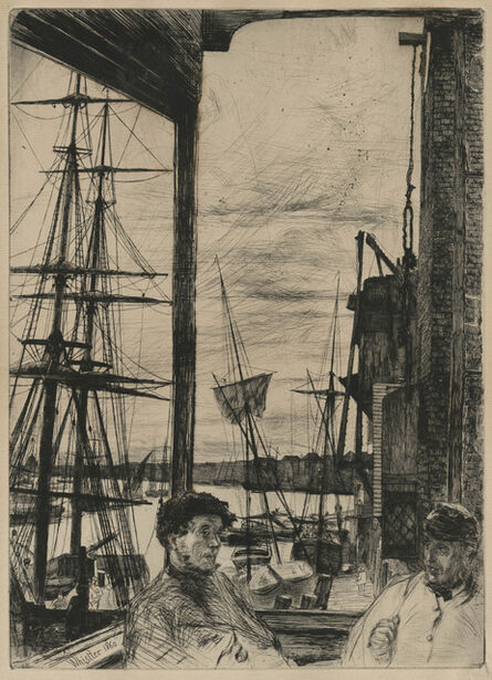 James Abbott McNeill Whistler, ‘Rotherhithe’, 1860