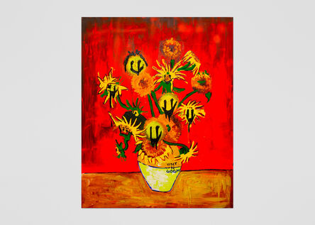 Vernon O'Meally, ‘Visit-n-Gogh (Red)’, 2018