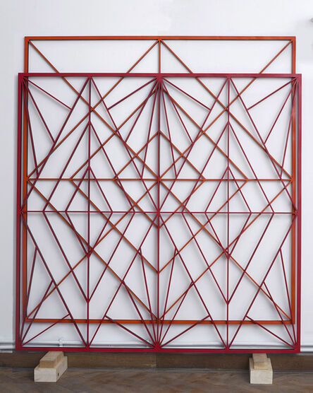 Arantxa Etcheverria, ‘Orange and Red Double Structure’, 2014