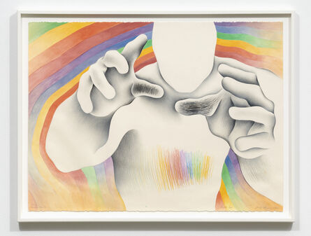 Judy Chicago, ‘Study for Rainbow Man 3: Lights Out’, 1982