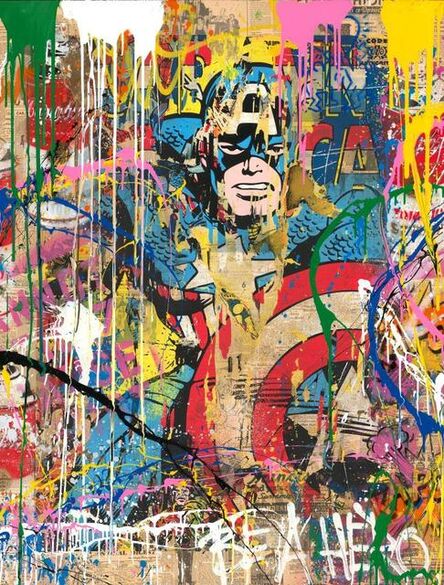 Mr. Brainwash, ‘Captain America’, 2019