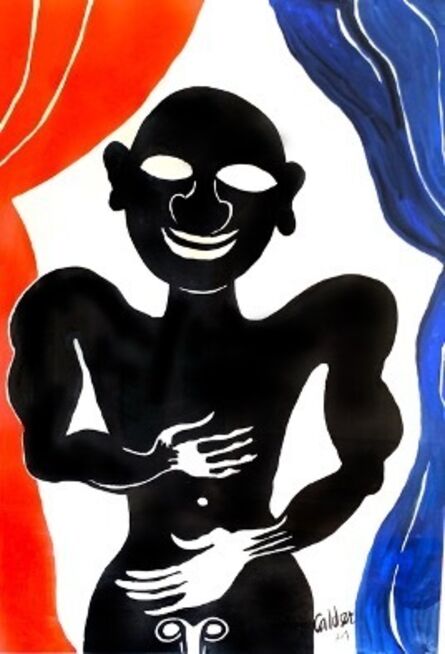 Alexander Calder, ‘Black Performer’, 1974