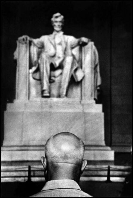 Burt Glinn, ‘Nikita Khrushchev in front of the Lincoln Memorial. Washington, D.C, USA. ’, 1959