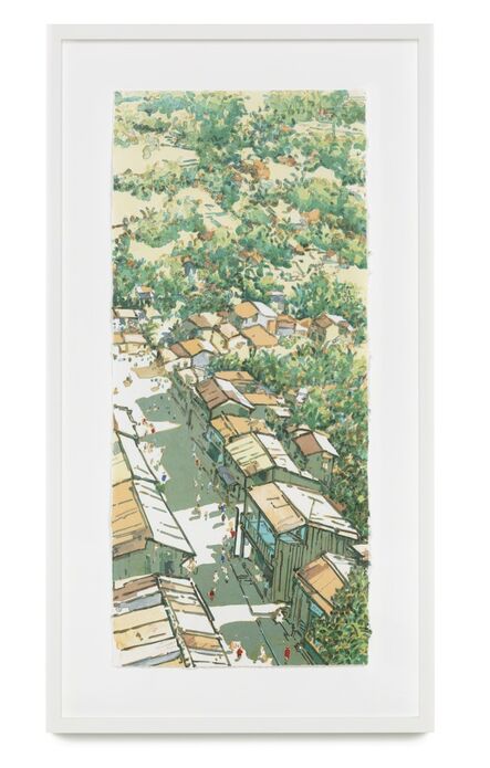 Ong Kim Seng, ‘Panorama Ubin (Changing Times: Main street, Ubin series)’, 2004