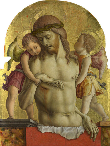 Carlo Crivelli, ‘The Dead Christ supported by Two Angels ’, About 1470-5