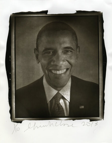Chuck Close, ‘Obama 2’, 2013