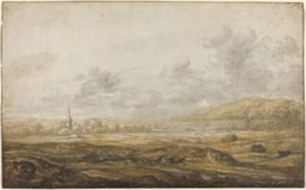 Aelbert Cuyp, ‘Panoramic Landscape along the Rhine’, 1640s