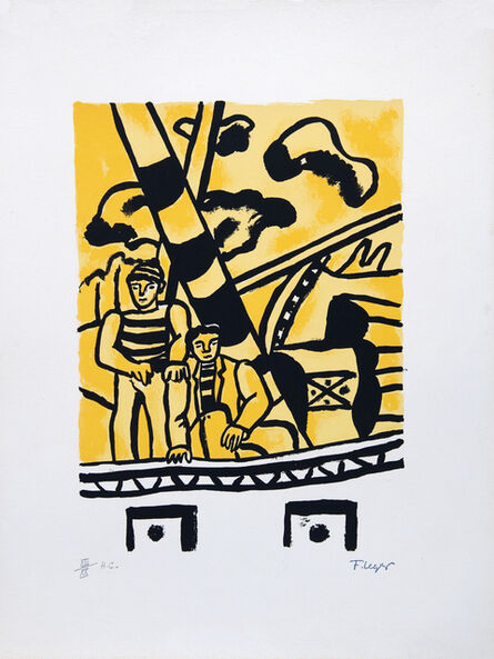 Fernand Léger, ‘Le Remorqueur Jaune’, 1959