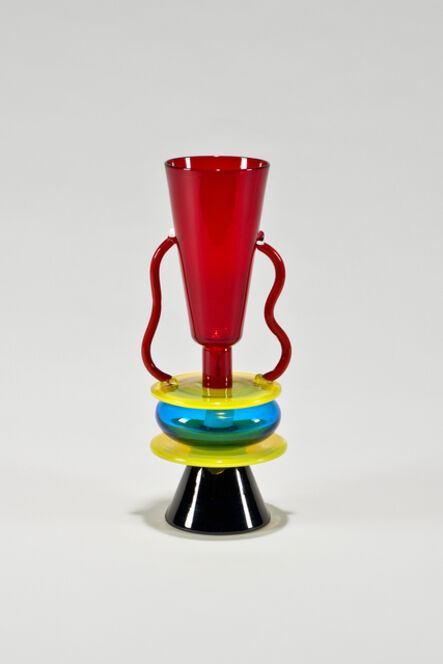 Ettore Sottsass, ‘Sirio Glass Vase’, 1982