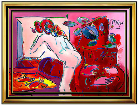 Peter Max, ‘FLOWER LADY in ROOM’, 1990