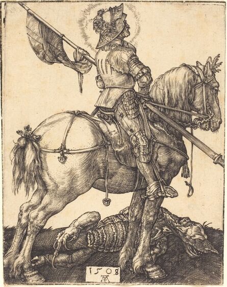 Albrecht Dürer, ‘Saint George on Horseback’, 1508