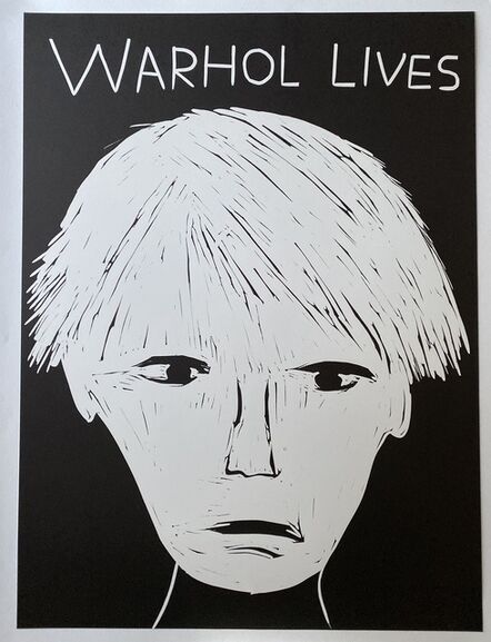 David Shrigley, ‘Warhol Lives’, 2019