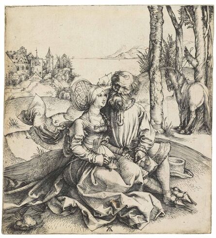 Albrecht Dürer, ‘The ill-assorted Couple (B. 93; M., Holl. 77; S.M.S. 3)’, ca. 1495