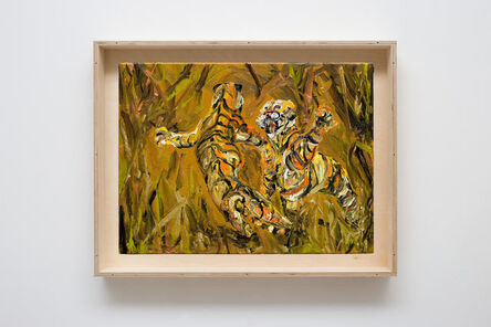 Matteo Fato, ‘Le tigri come i quadri, vogliono una certa distanza / tigers, like paintings, want the right distance’, 2020