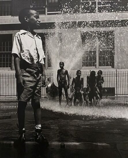 Morris Engel, ‘Boy Street Shower’, 1938
