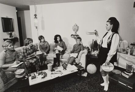 Bill Owens, ‘I enjoy giving a tupperware party…’, ca. 1969