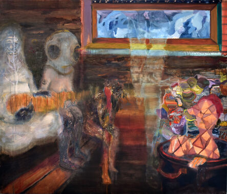 Raisa Raekallio & Misha del Val, ‘Sauna Painting #2 (Sleeping, Seeking, Awakening, Cosmic)’, 2021