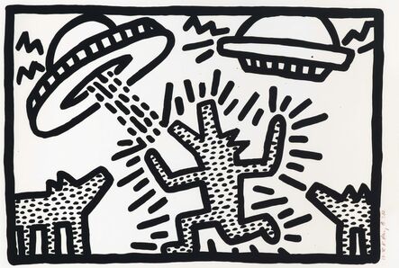 Keith Haring, ‘Untitled: one plate’, 1982