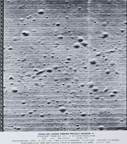NASA, ‘Spacecraft Frame No. 077’, 1967