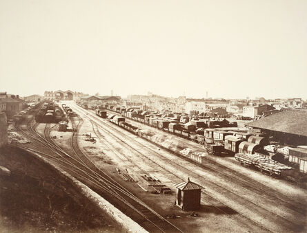 Édouard Baldus, ‘Railway Station, Marseilles’, ca. 1855