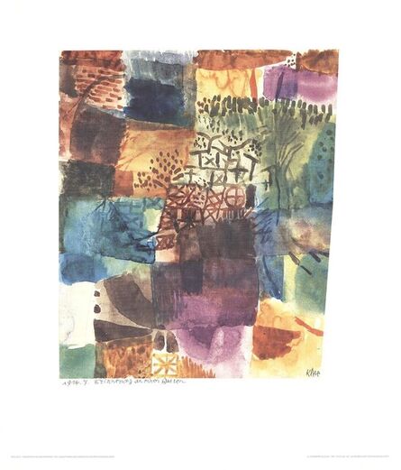 Paul Klee, ‘Erinnerung an einen Gart’, 1986