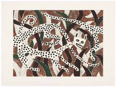 Judy Kensley McKie, ‘Leopard Chase III’, 1990