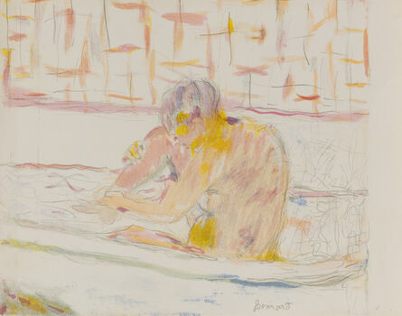 Pierre Bonnard, ‘Femme Assise dans sa Baignoire. Woman in her Bath’, ca. 1942