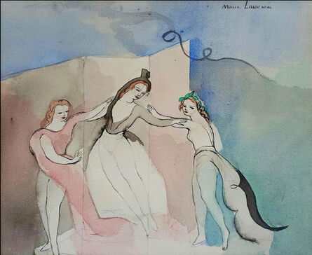 Marie Laurencin, ‘Trois Jeunes Filles,  Three young girls in dance, Three Graces’, ca. 1930's