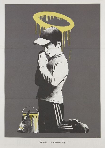 Banksy, ‘Forgive us our trespassing’, 2010