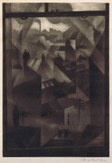 Christopher Richard Wynne Nevinson, ‘From an Office Window’, 1918